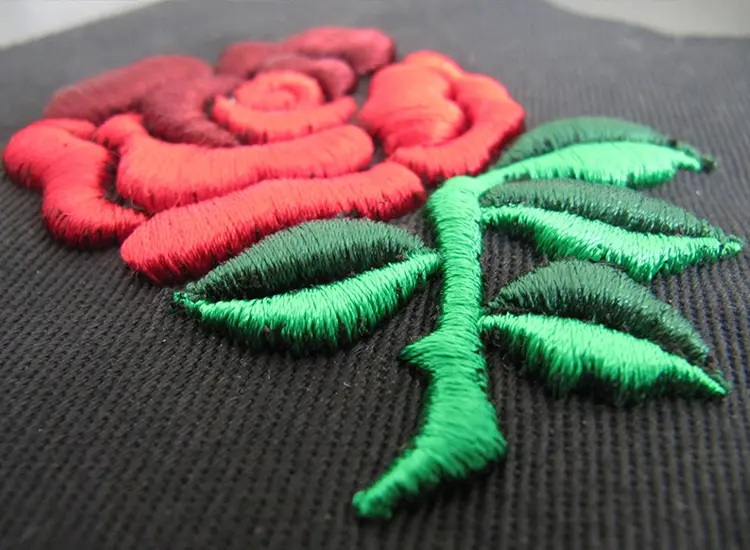 3D Embroidery detail