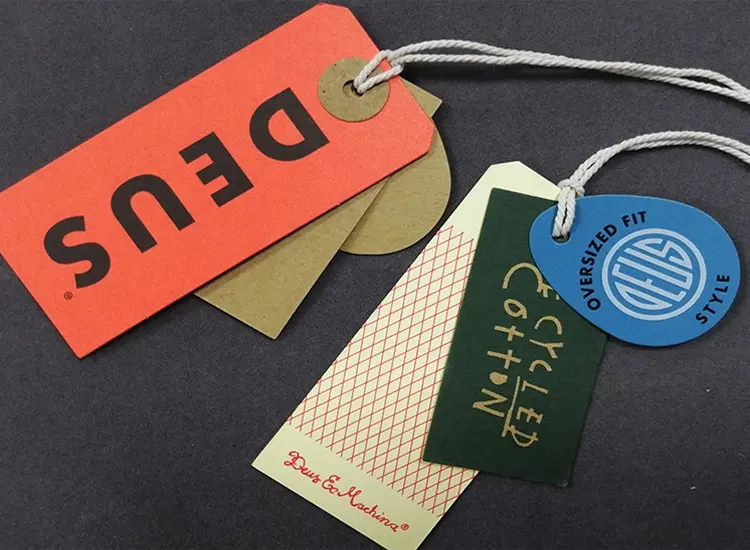 Custom clothing brand hangtags