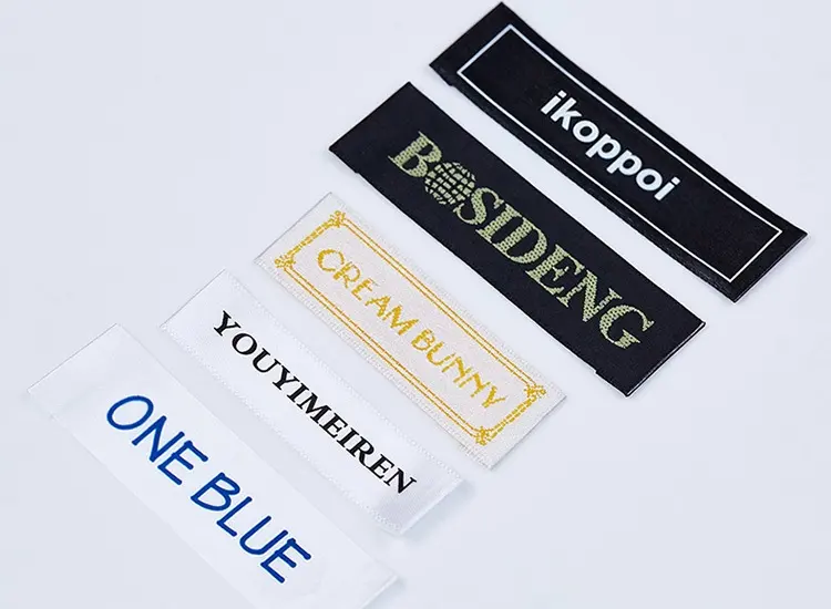 Custom clothing main label
