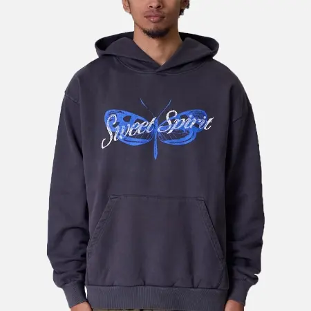 Custom printed hoodie manufacturing with DTG, DTF and screen printing