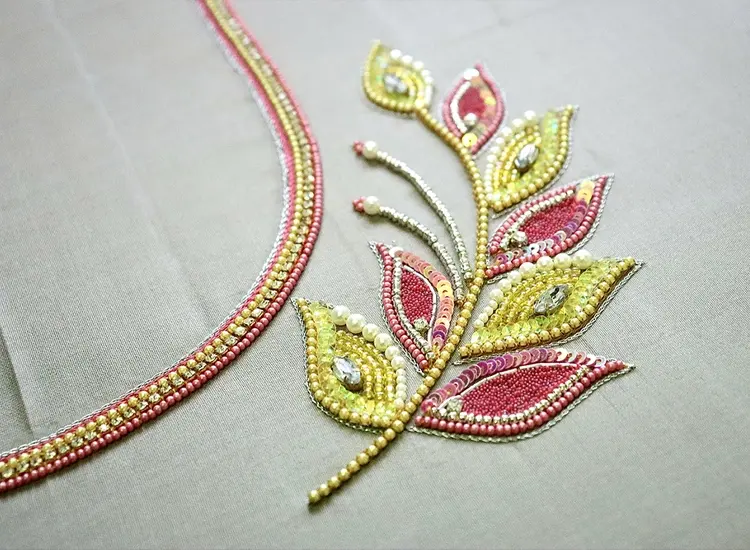 Sequin Embroidery detail