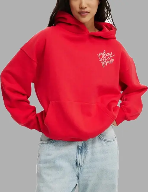 Graphic Fleece Hoodie