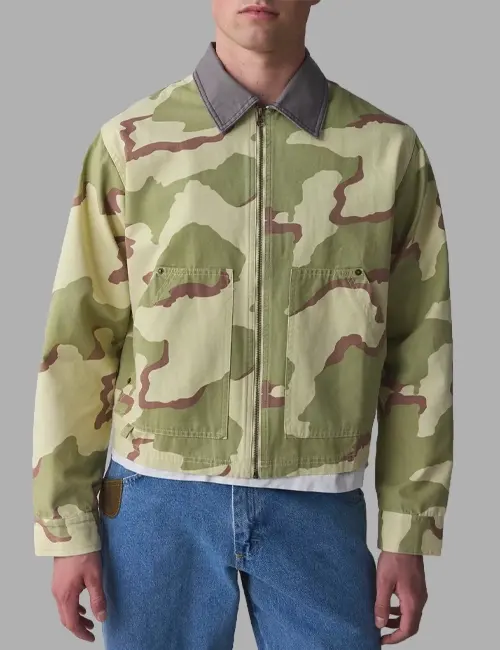 Camouflage work jacket
