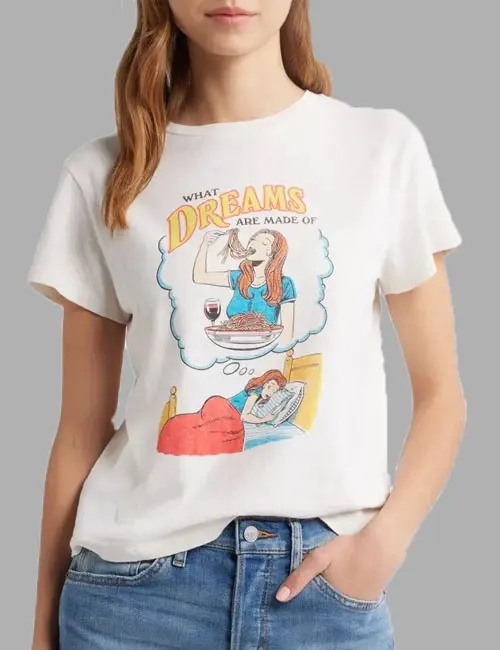 Classic Dreams Cotton Graphic T-Shirt