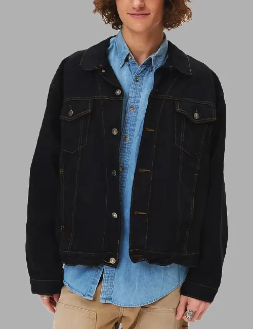 Dyed denim jacket