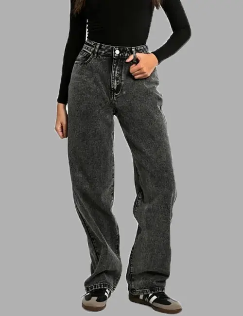 Boohoo Basics High Waisted Boyfriend Jeans