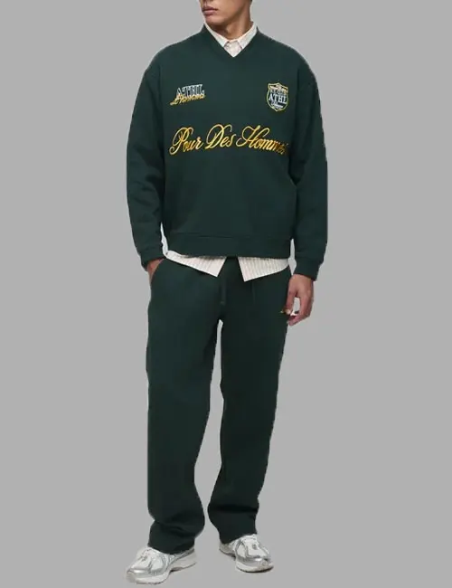 Embroidered Oversized Sweat & Jogger Tracksuit