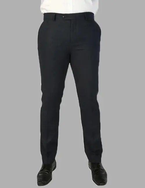 Men's Wool Blend Tweed Formal Trousers