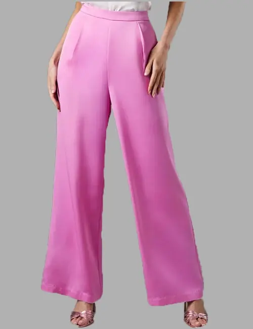 Satin Flare Trouser