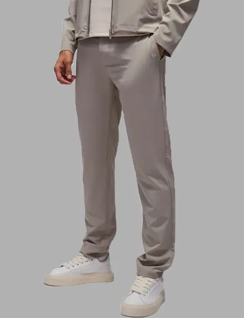 Slim Fit Technical Stretch Homme Fixed Waist Trouser