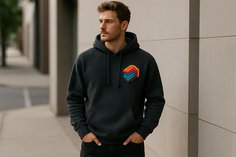 3D Embroidery Hoodie