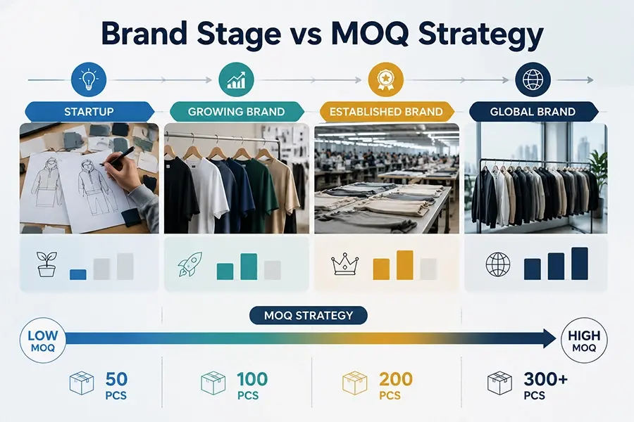 Brand Stage vs MOQ Strategy