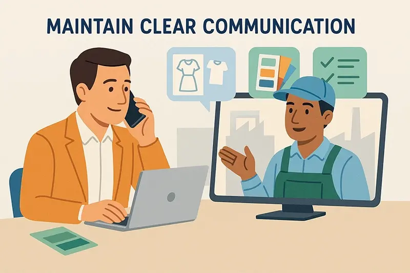 Clear Communication with Clothing Manufacturer