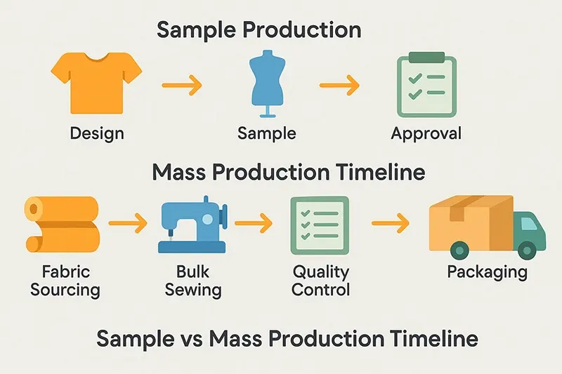 Clothing Production Timeline