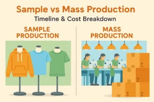 Clothing Sample vs Mass Production