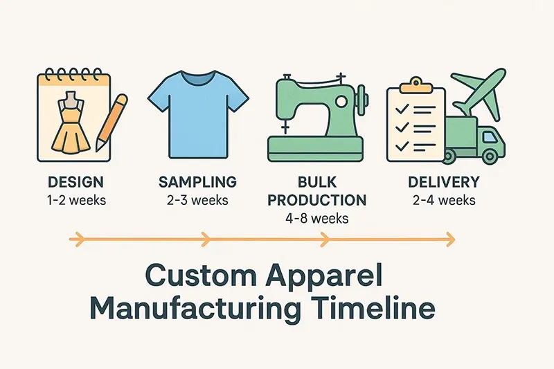 Custom Aapparel Timeline