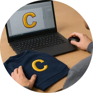 Digitize for 3D Embroidery