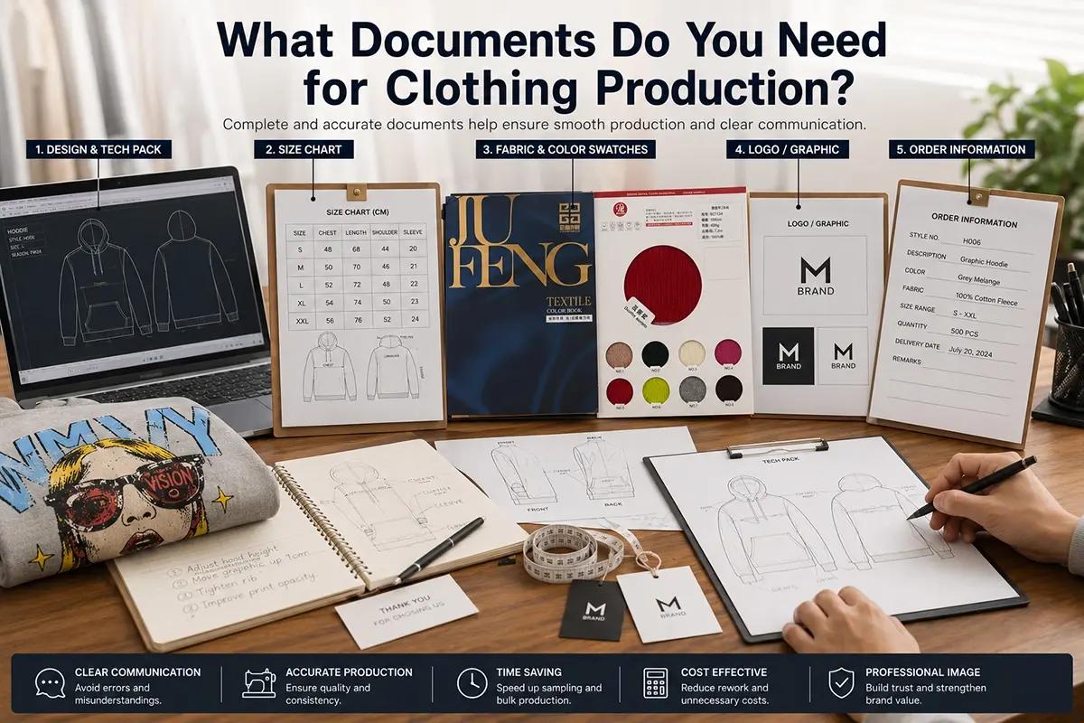 Documents for Clothing Production