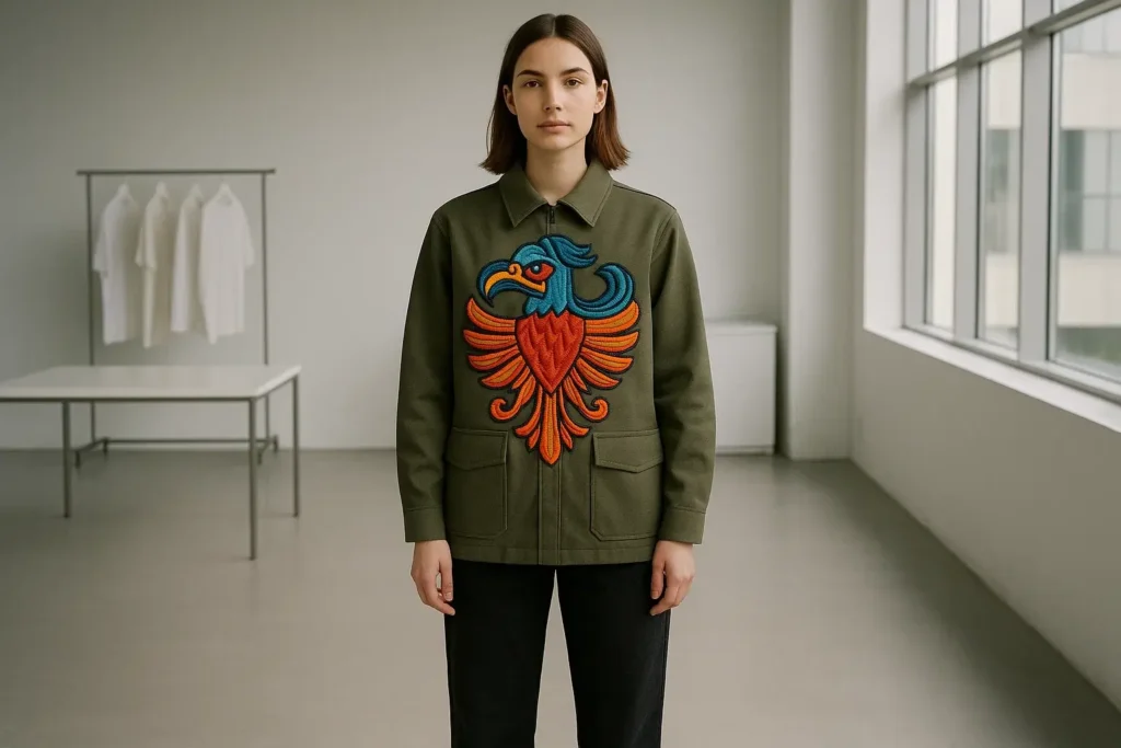 Flat Embroidery Jacket
