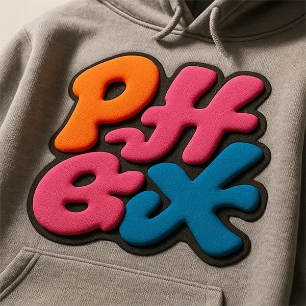 Puff Printing Process
