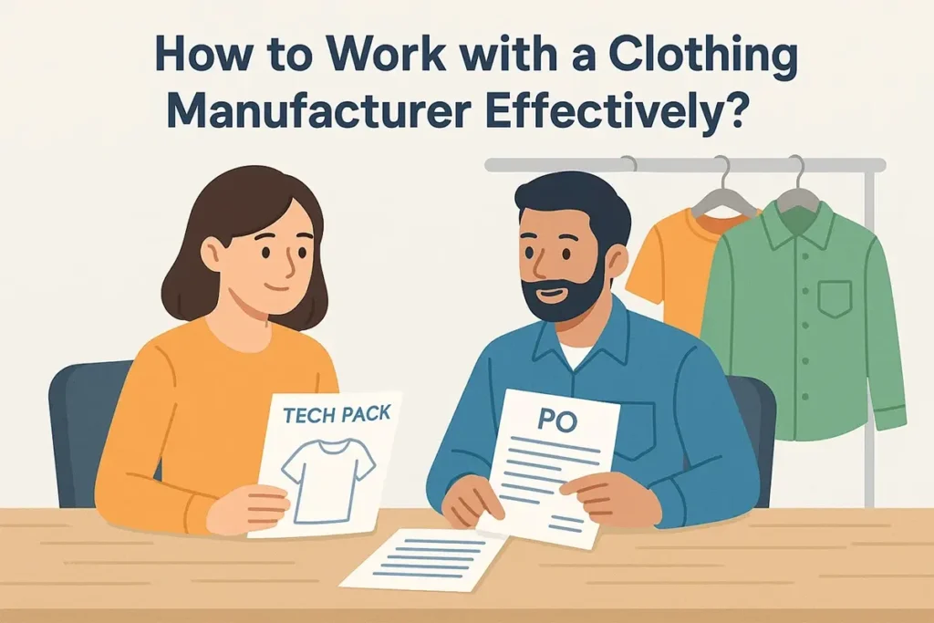Work with a Clothing Manufacturer