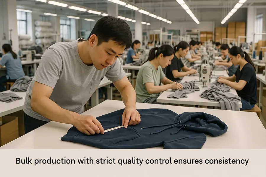 Our Factory & Supply Chain in Custom Clothing Manufacturing (2025 Guide)