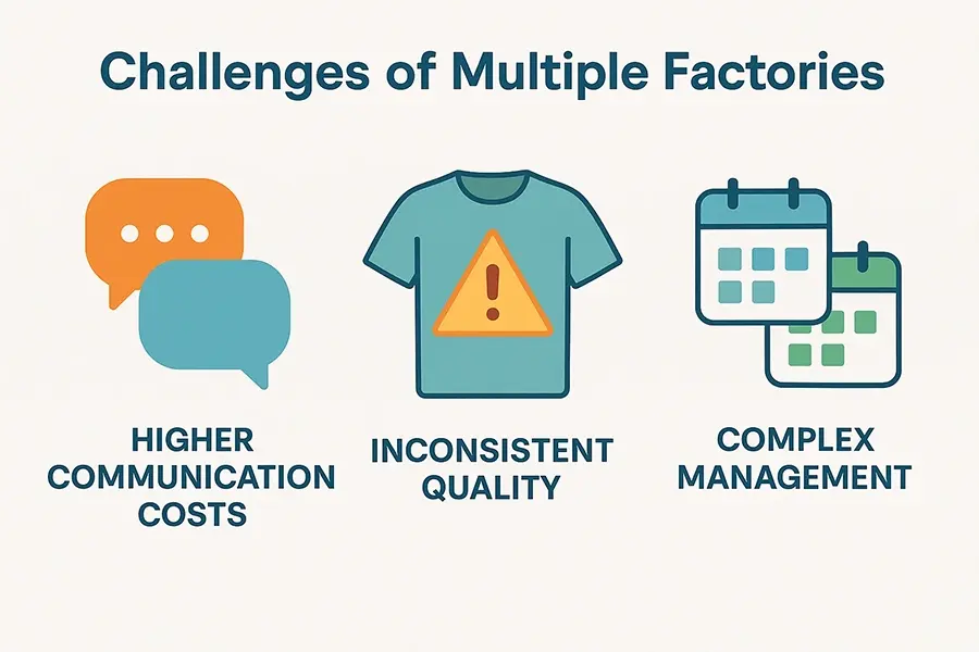 Challenges of Multiple Clothing Factories