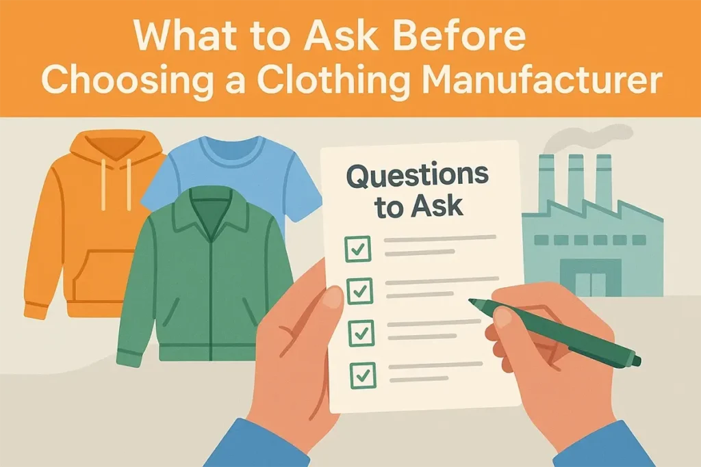 Choose a Clothing Manufacturer