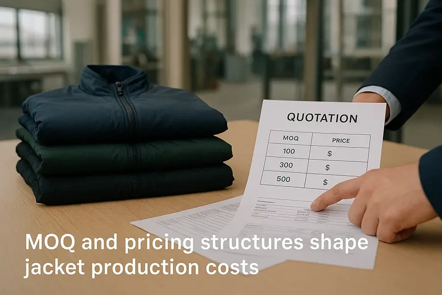 Custom Jacket Manufacturer MOQ & Pricing Negotiation