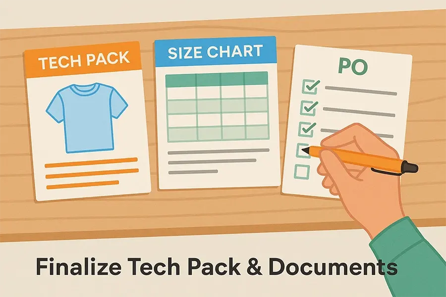 Finalize Tech Pack & Documents