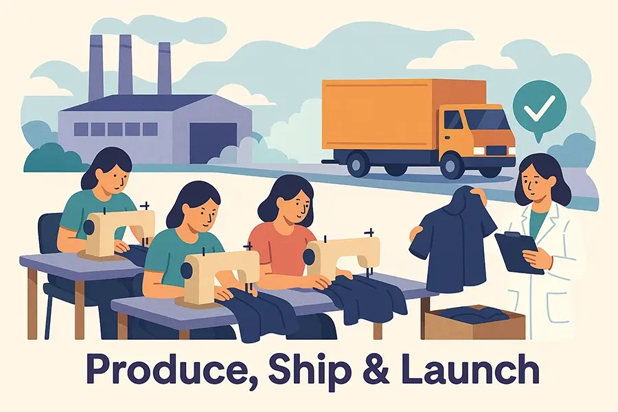 Produce, Ship & Launch