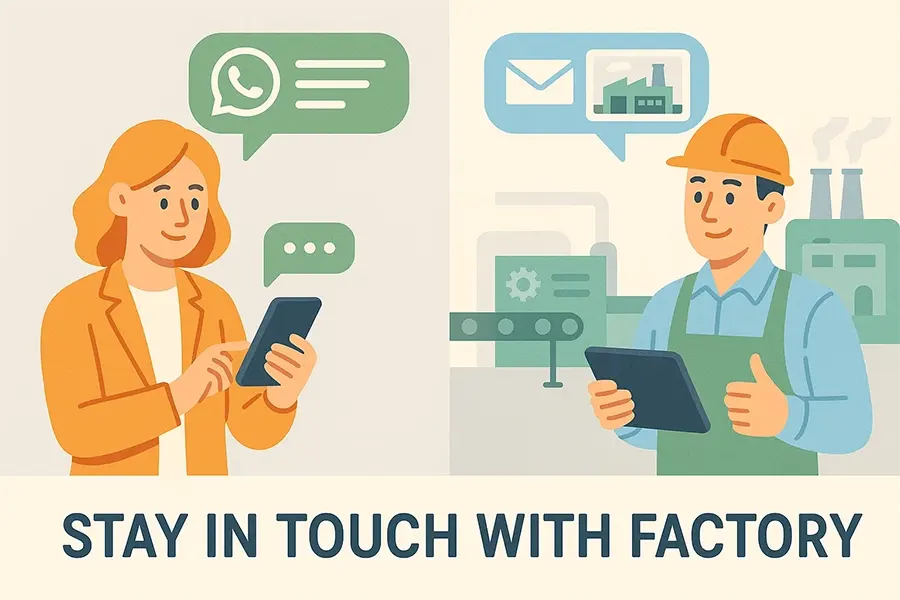 Stay in Touch with Clothing Production