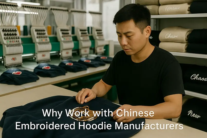 China Embroidered Hoodie Manufacturers
