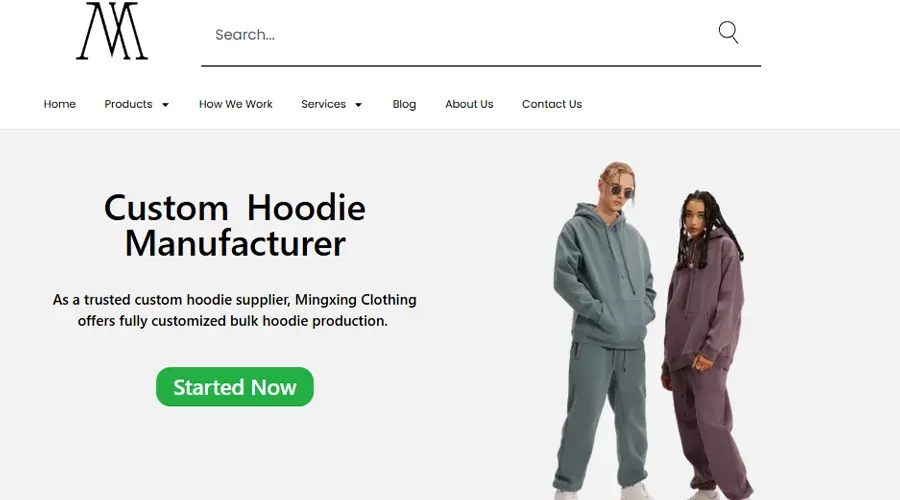Mingxing Clothing Fleece Hoodie Manufacturers