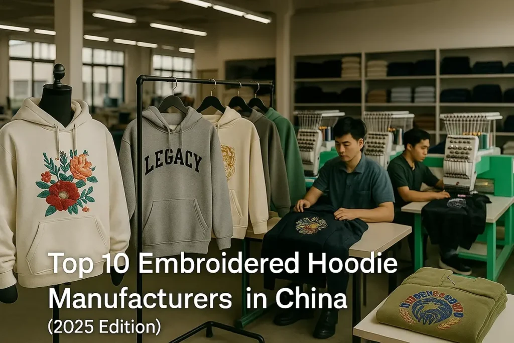 Top 10 Embroidered Hoodie Manufacturers