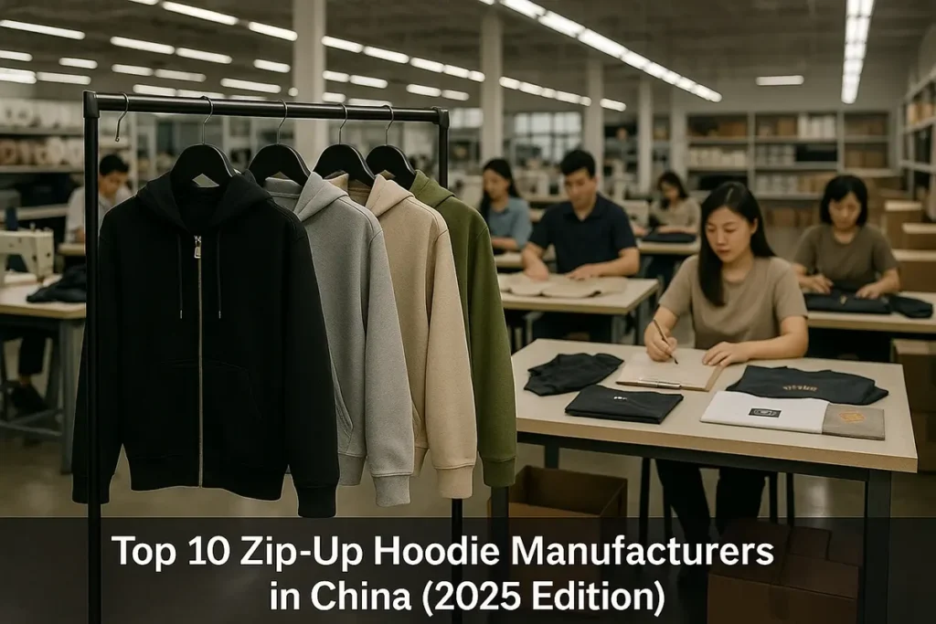 Top 10 Zip-up Hoodie Manufacturers