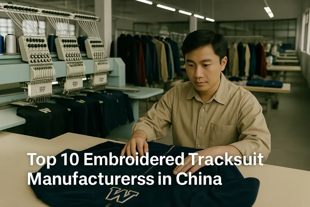 Embroidered Tracksuit Manufacturer