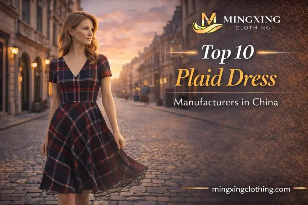 Plaid Dress Manufacturer