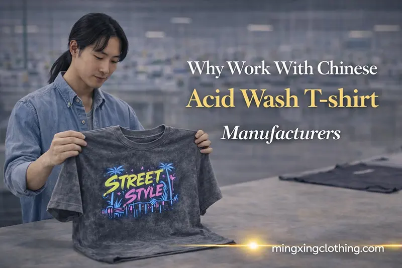 Acid Wash T-shirt Manufacturers