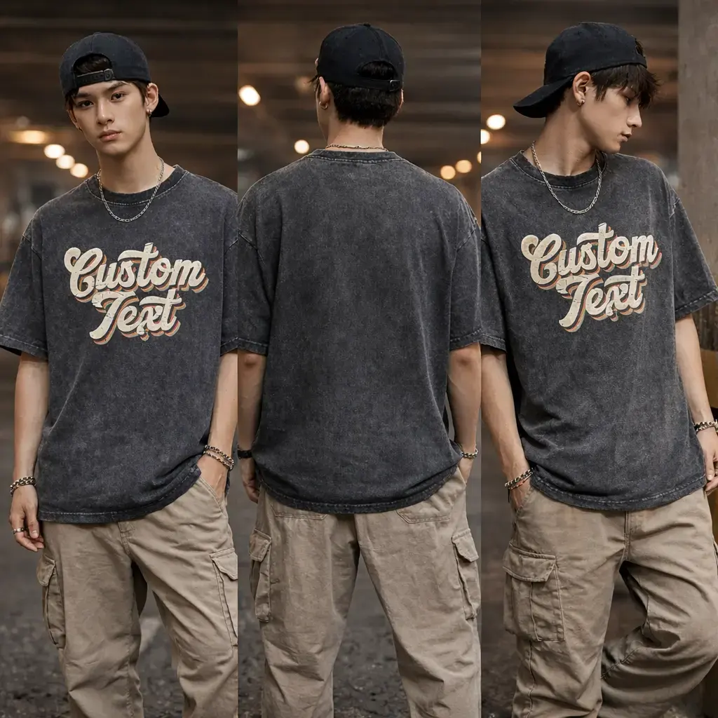 Custom Acid Wash T-shirt