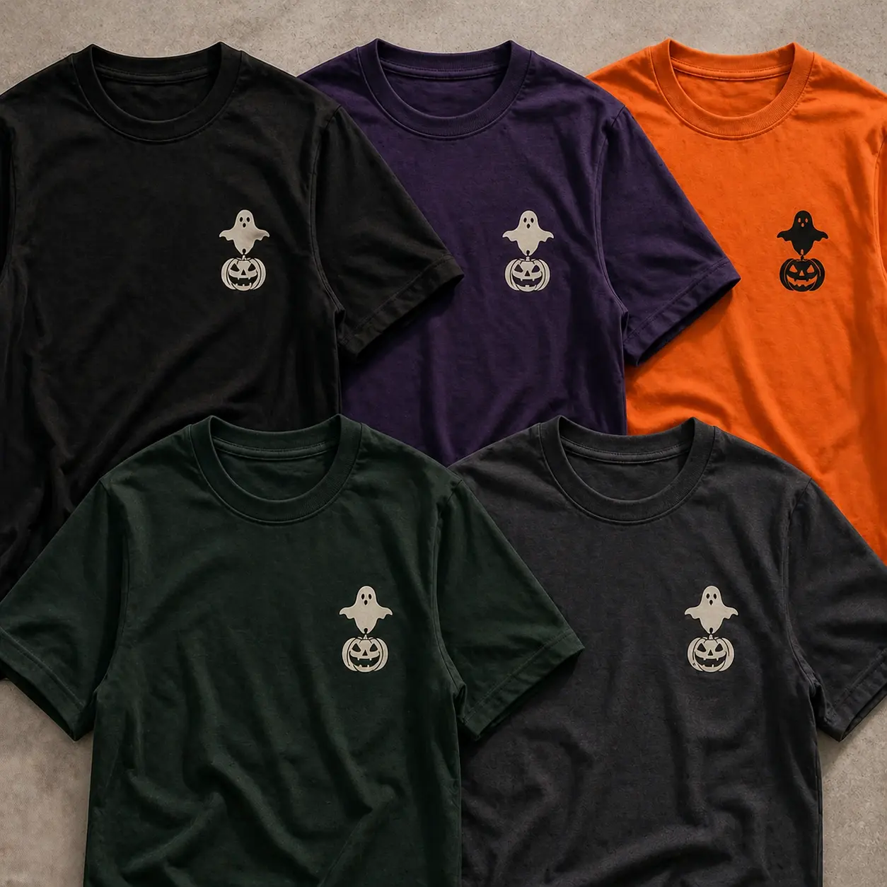 Halloween T-shirt Color Selection
