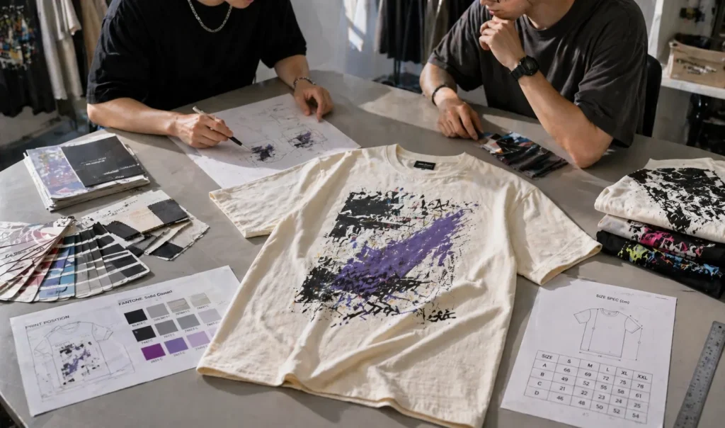 basic-tshirt-design-review-and-development-discussion