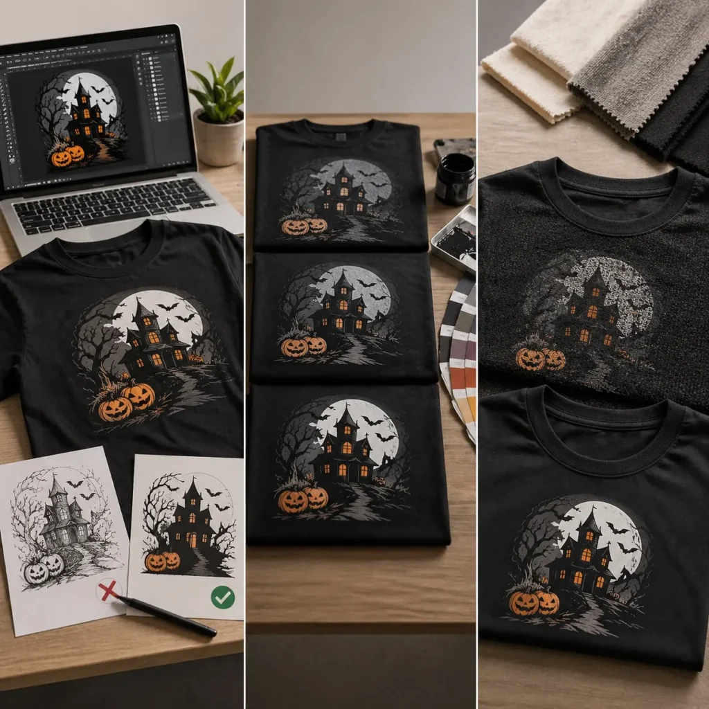 custom-tshirt-design-print-requirements-fabric-method-matching