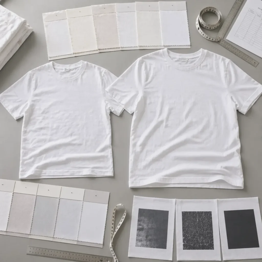 plain tshirt production consistency issues