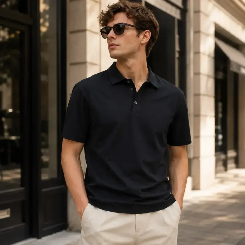 Custom Collar T-shirt