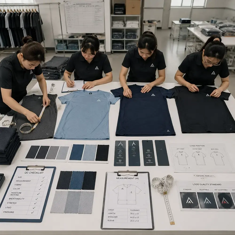 Gym T-shirt Quality Control
