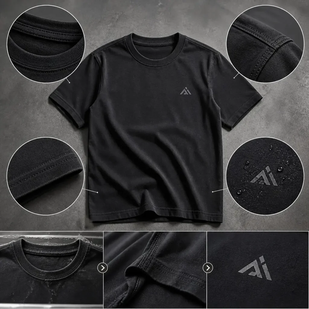 black-work-tshirt-reinforced-collar-stitching-and-durable-fabric-details