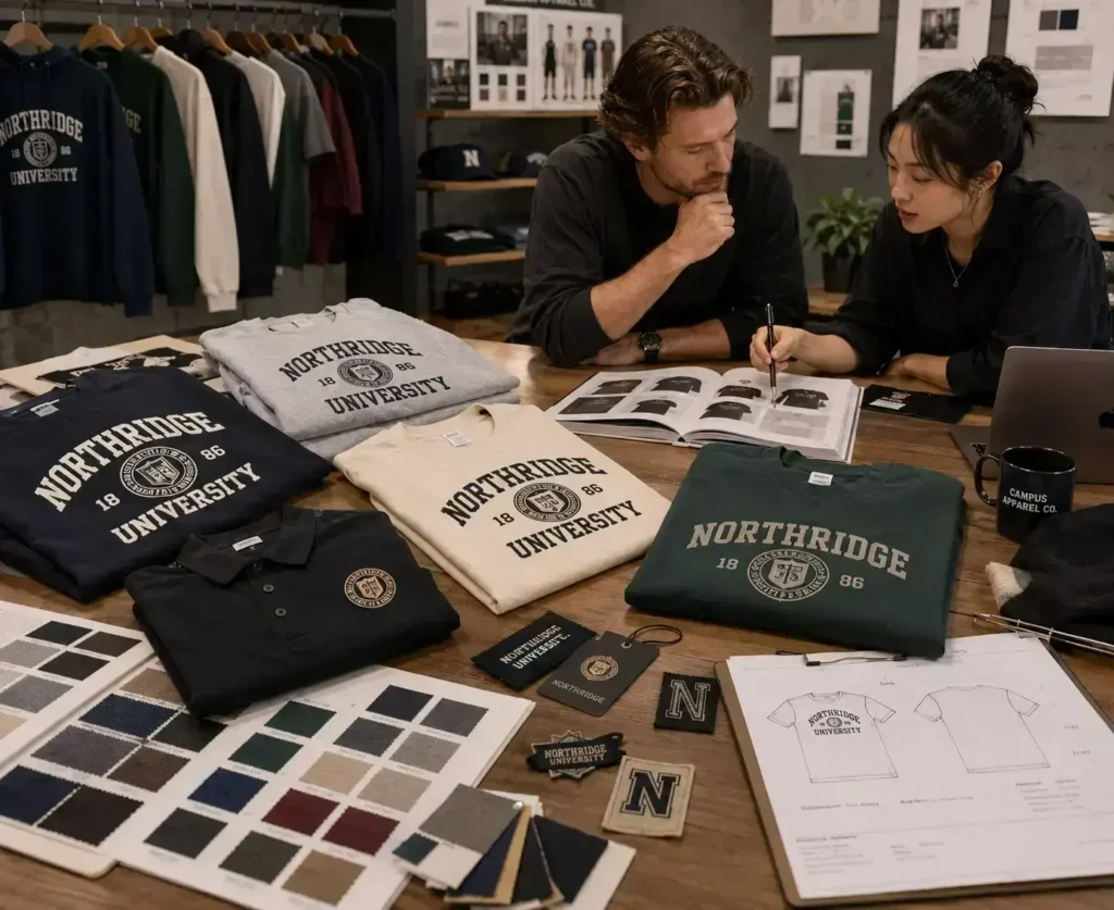 college-apparel-sample-review-consultation