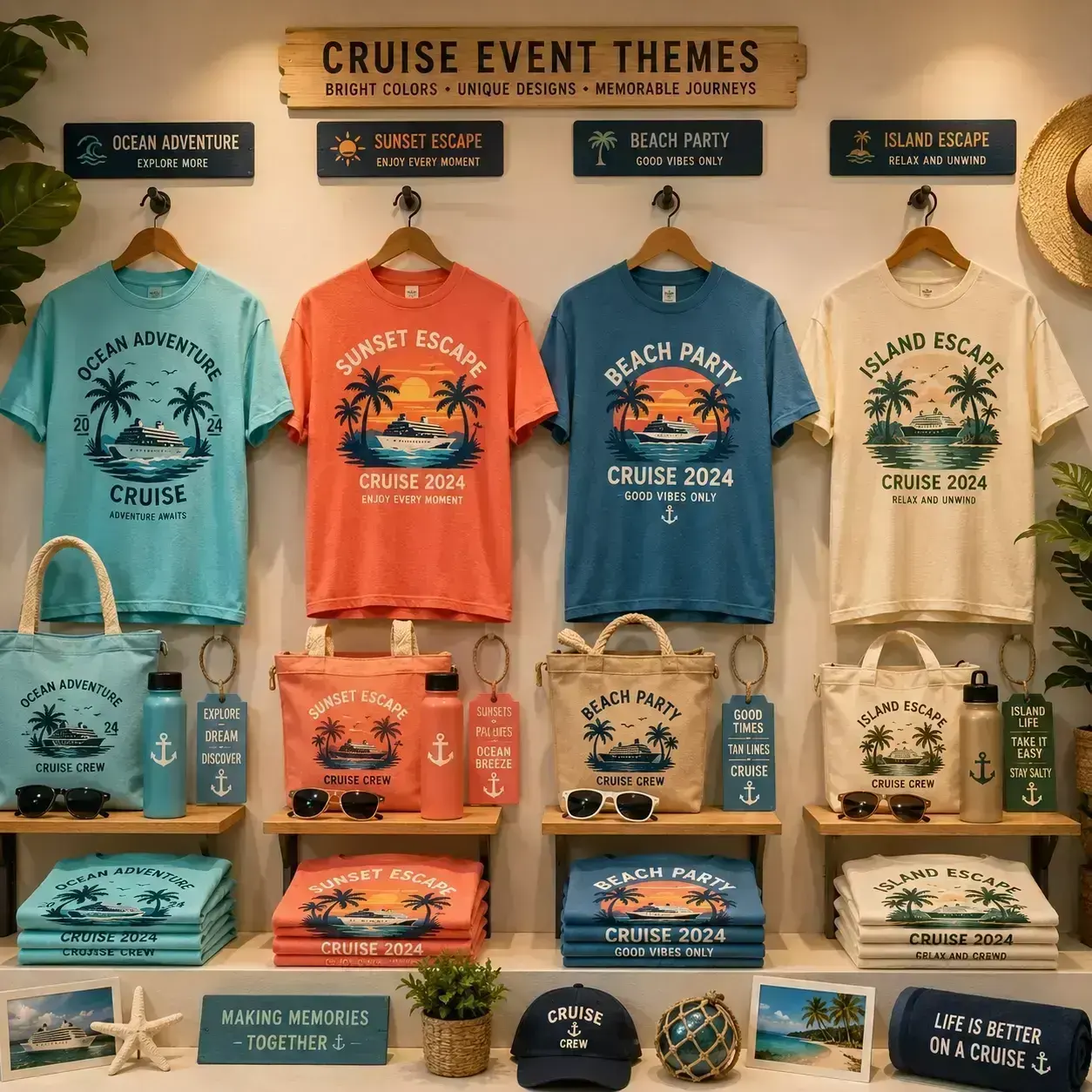 cruise-event-color-theme-apparel-display