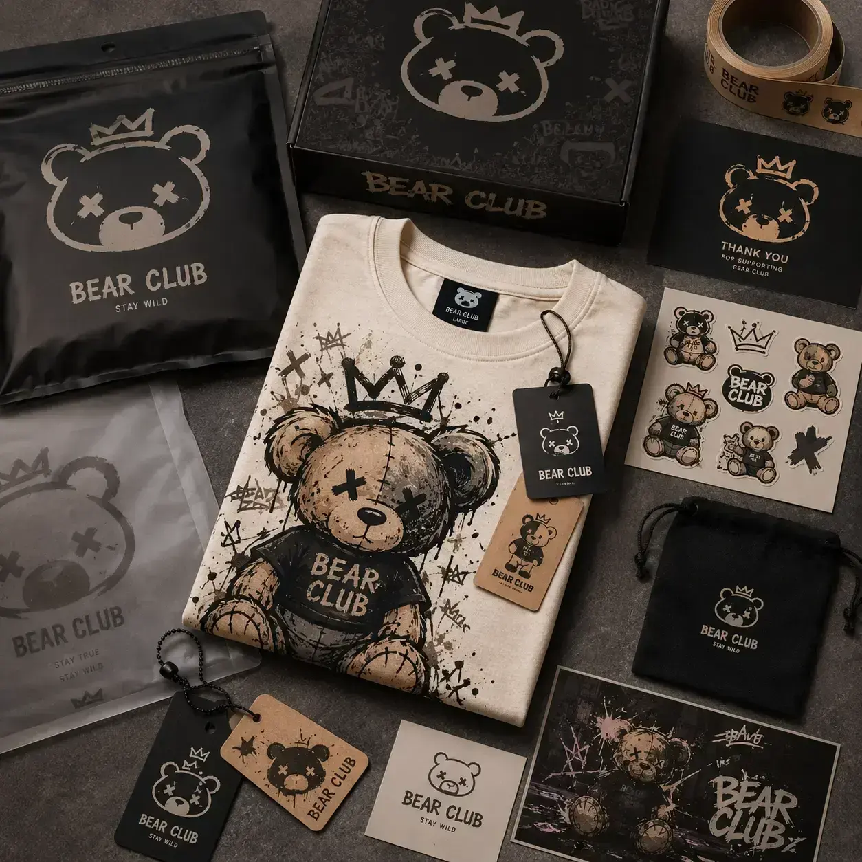 streetwear-bear-tshirt-branding-details-showcase